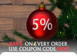 Save 5% With Coupon Code BIG5