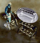 Click to enlarge: Dumbbell Rack, 4 Pair