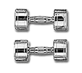 Dumbbells <br>8 Lb Chrome