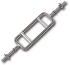 Click to enlarge: Threaded Chrome Tricep Bar
