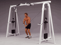 Cable Crossover with Adjustable Columns