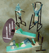 Sit-Up Ladder, 4 Boards