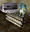 Dumbbell Rack, 15 Pair Triple Level